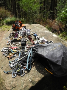 Schlaraffenland für einen Gearhead - Unsere Kletterausrüstung