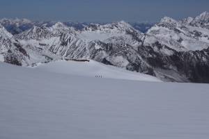 Die Ötztaler Alpen fast verlassen